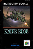 Manual - Knife Edge - N64 - Super Retro