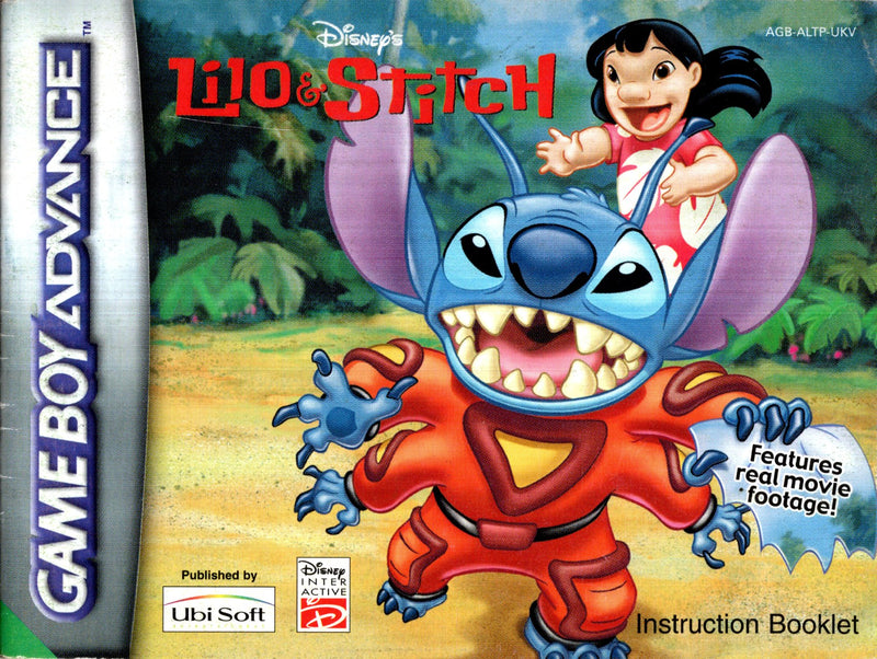 Manual - Lilo & Stitch - GBA - Super Retro