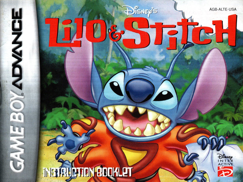 Manual - Lilo & Stitch - GBA - Super Retro