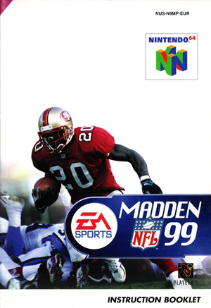 Manual - Madden 99 - N64 - Super Retro