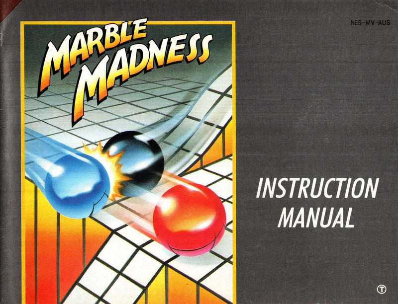 Manual - Marble Madness - NES - Super Retro