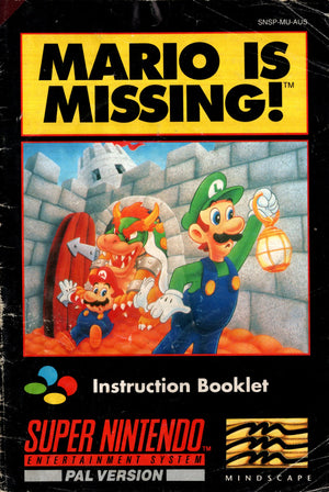 Manual - Mario Is Missing! - SNES - Super Retro