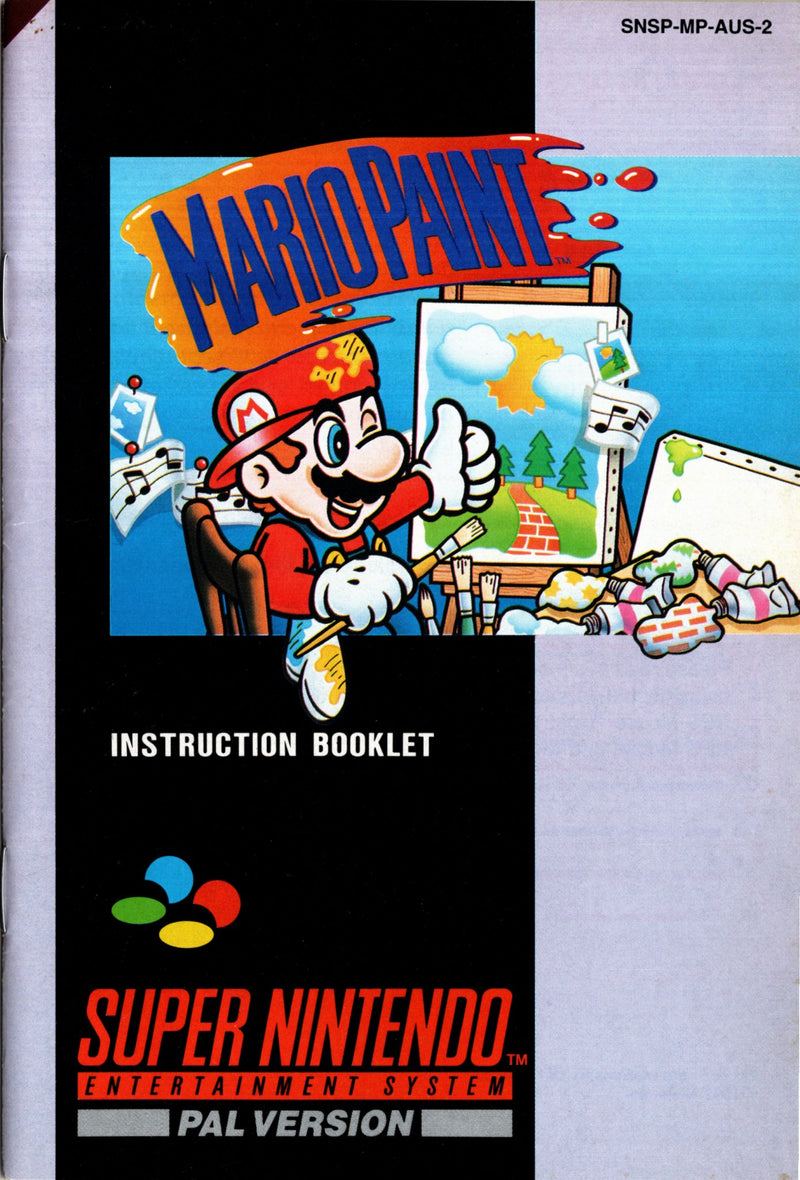 Manual - Mario Paint - SNES - Super Retro