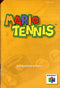 Manual - Mario Tennis - N64 - Super Retro