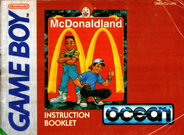 Manual - McDonaldland - Game Boy - Super Retro