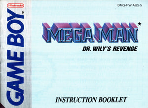 Manual - Mega Man Dr. Wily's Revenge - Game Boy - Super Retro