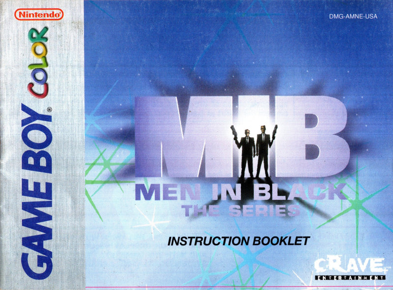 Manual - Men in Black: The Series - Game Boy Color - Super Retro