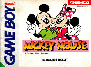 Manual - Mickey Mouse - Game Boy - Super Retro