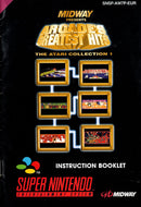 Manual - Midway Presents Arcade's Greatest Hits: The Atari Collection 1 - SNES - Super Retro