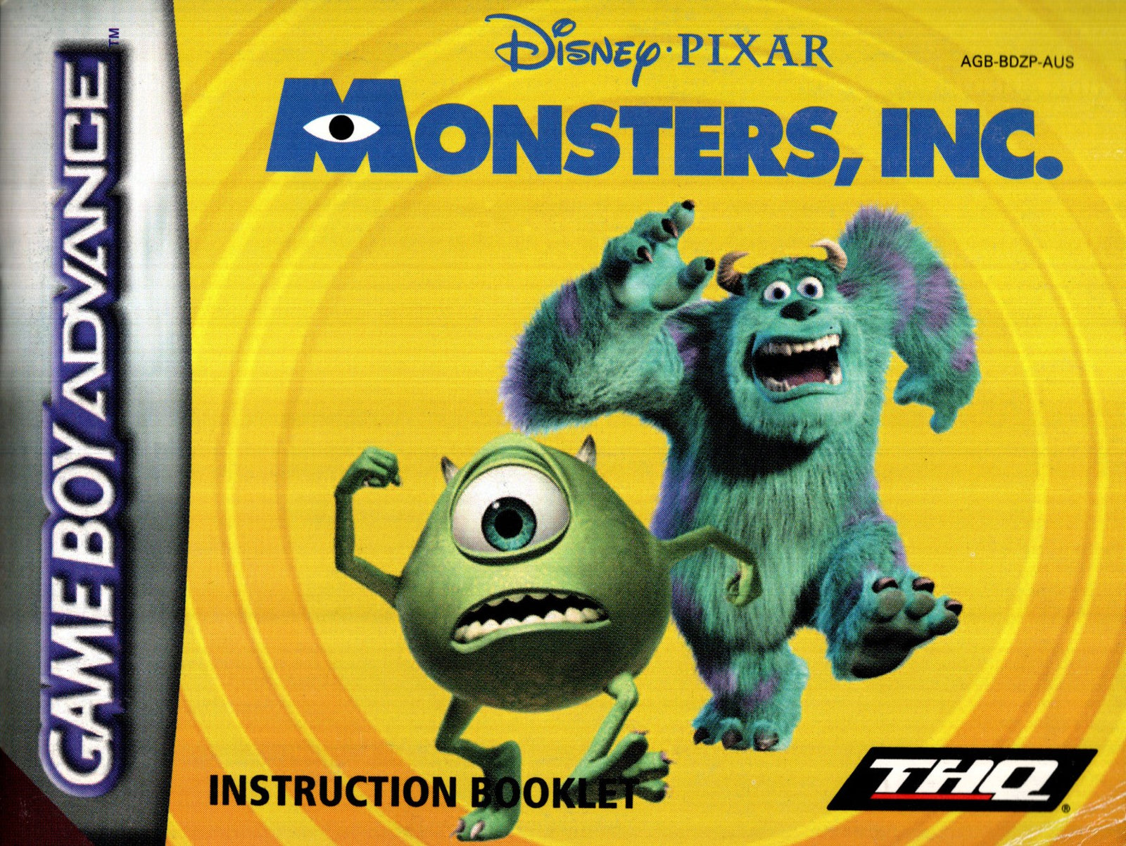 Manual Monsters Inc GBA Super Retro Manuals manual-monsters-inc-gba-super-retro-manuals