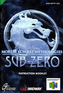 Manual - Mortal Kombat Mythologies: Sub - Zero - N64 - Super Retro