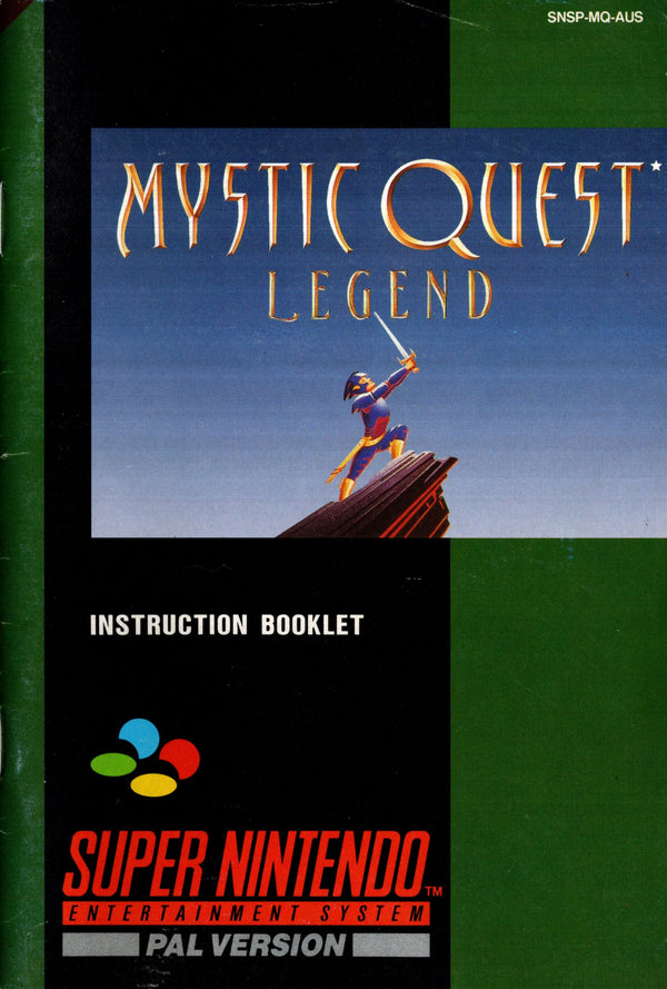 Manual - Mystic Quest Legend - SNES - Super Retro