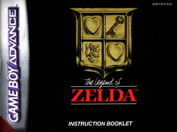 Manual - NES Classics: The Legend of Zelda - GBA - Super Retro