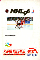 Manual - NHL 96 - SNES - Super Retro