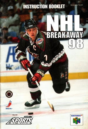 Manual - NHL Breakaway 98 - N64 - Super Retro