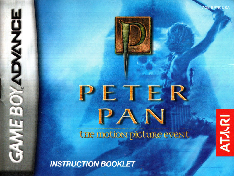 Manual - Peter Pan: The Motion Picture Event - GBA - Super Retro