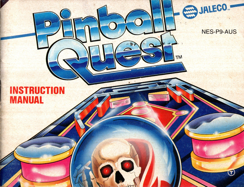 Manual - Pinball Quest - Super Retro