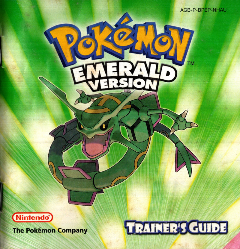Manual Pokemon Emerald GBA