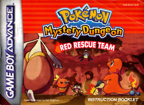 Manual - Pokemon Mystery Dungeon: Red Rescue Team - GBA - Super Retro