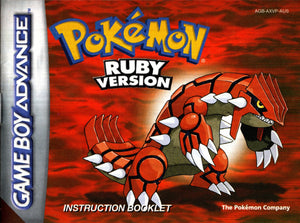 Manual - Pokemon Ruby - GBA - Super Retro