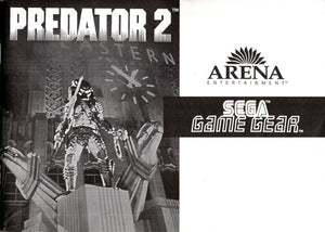 Manual - Predator 2 - Game Gear - Super Retro