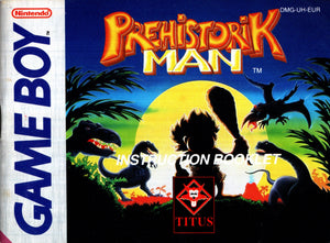 Manual - Prehistorik Man - Game Boy - Super Retro