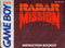 Manual - Radar Mission - Game Boy - Super Retro