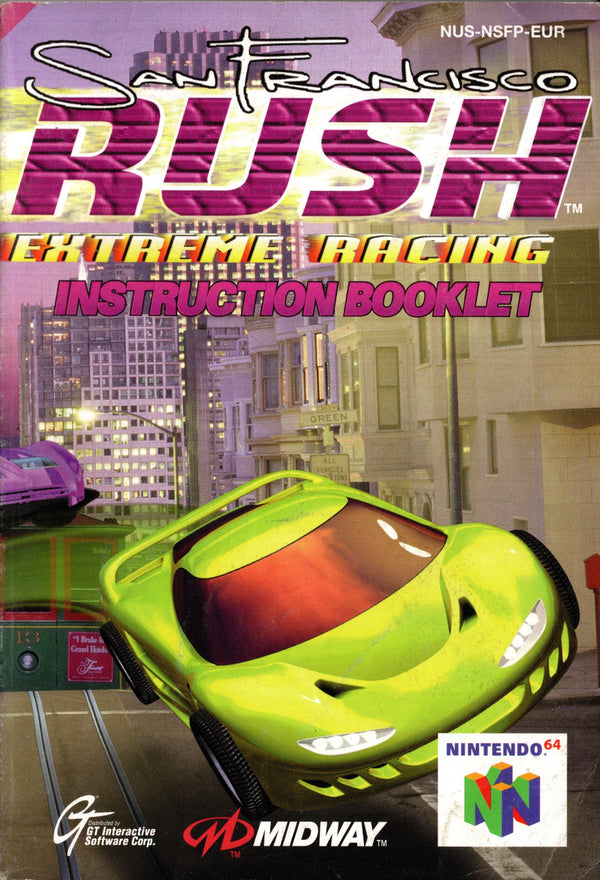 Manual - San Francisco Rush: Extreme Racing - N64 - Super Retro