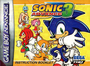 Manual - Sonic Advance 3 - GBA - Super Retro