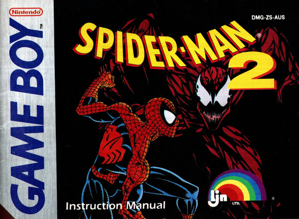 Manual - Spider - Man 2 - Game Boy - Super Retro