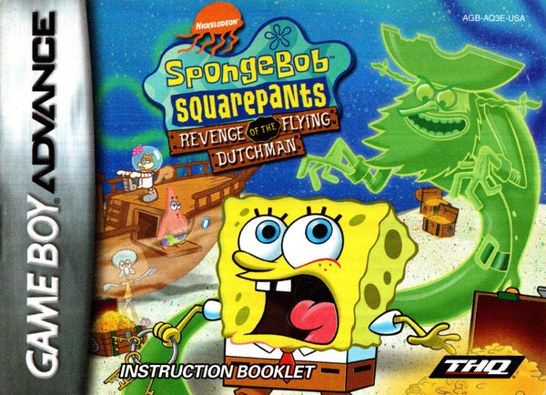 Manual - SpongeBob SquarePants: Revenge of the Flying Dutchman - GBA - Super Retro