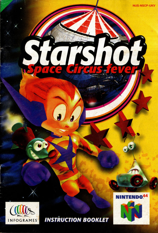 Manual - Star Shot: Space Circus Fever - N64 - Super Retro