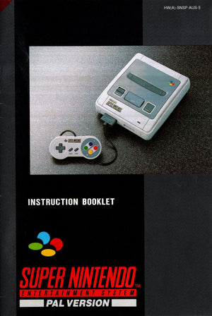 Manual - Super Nintendo Console - SNES - Super Retro