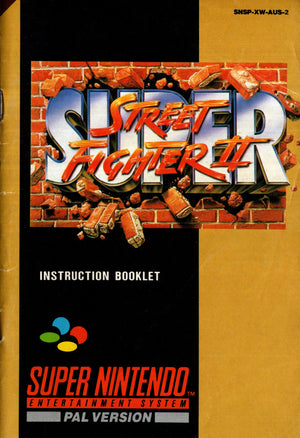 Manual - Super Street Fighter II - SNES - Super Retro