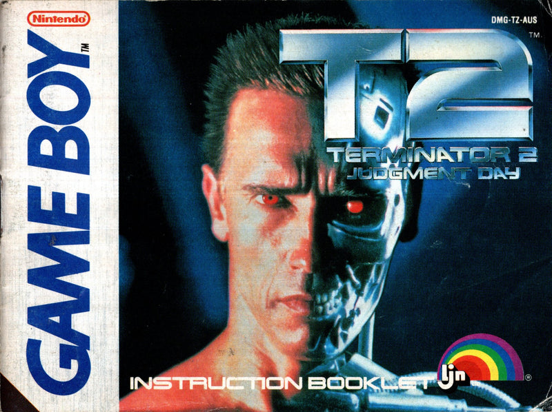 Manual - T2 Terminator 2 Judgement Day - Game Boy - Super Retro