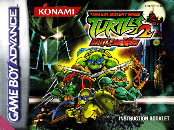 Manual - Teenage Mutant Ninja Turtles 2: Battle Nexus - GBA - Super Retro