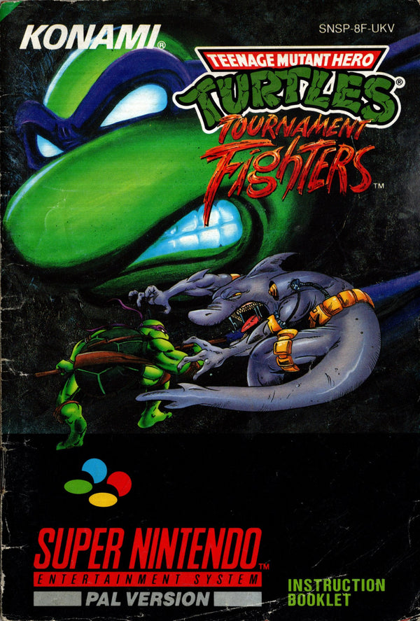 Manual - Teenage Mutant Ninja Turtles: Tournament Fighters - SNES - Super Retro