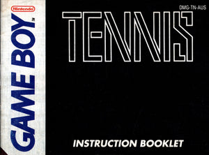 Manual - Tennis - Game Boy - Super Retro