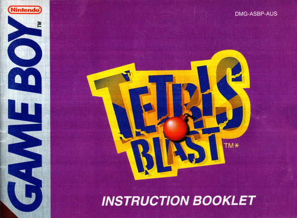 Manual - Tetris Blast - Super Retro