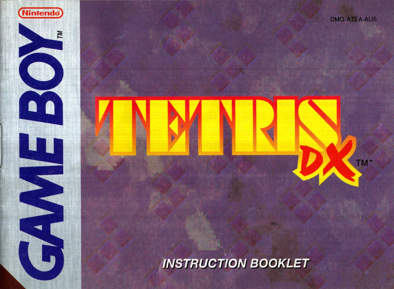 Manual - Tetris DX - Game Boy Color - Super Retro