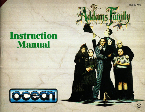 Manual - The Addams Family - NES - Super Retro