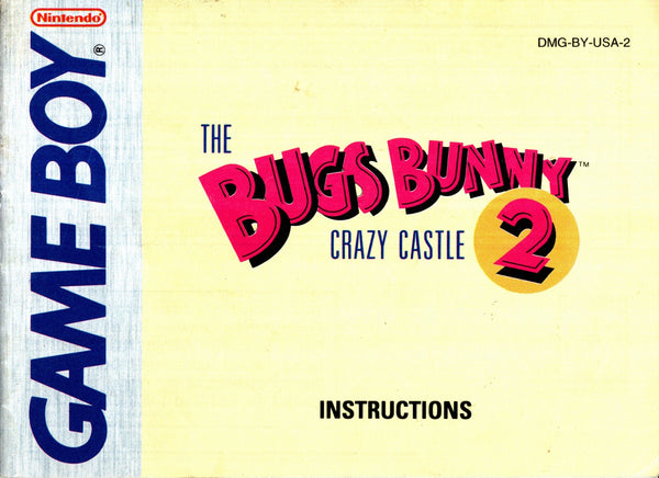 Manual - The Bugs Bunny Crazy Castle 2 - Game Boy - Super Retro