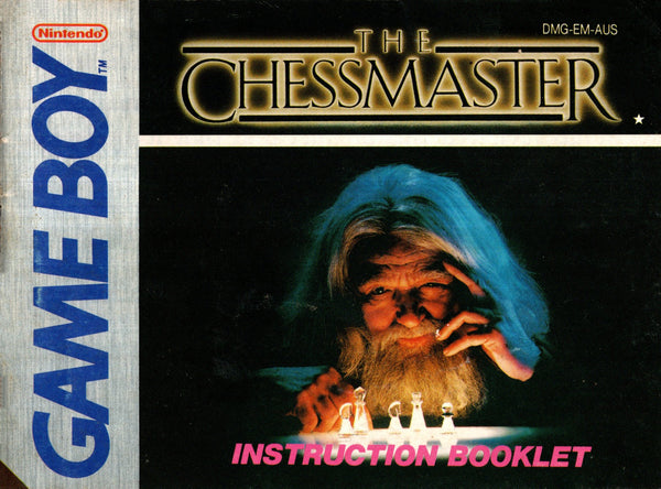 Manual - The Chessmaster - Game Boy - Super Retro