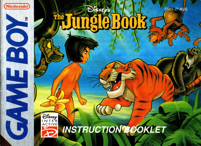 Manual - The Jungle Book - Game Boy - Super Retro