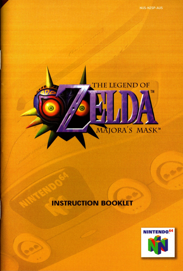 Manual - The Legend of Zelda: Majora's Mask - N64 - Super Retro