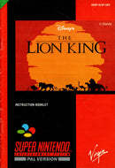 Manual - The Lion King - SNES - Super Retro