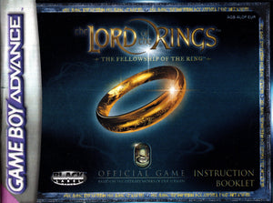 Manual - The Lord of the Rings: The Fellowship of the Ring - GBA - Super Retro