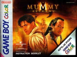 Manual - The Mummy Returns - Game Boy Color - Super Retro