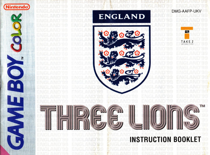 Manual - Three Lions - Game Boy Color - Super Retro