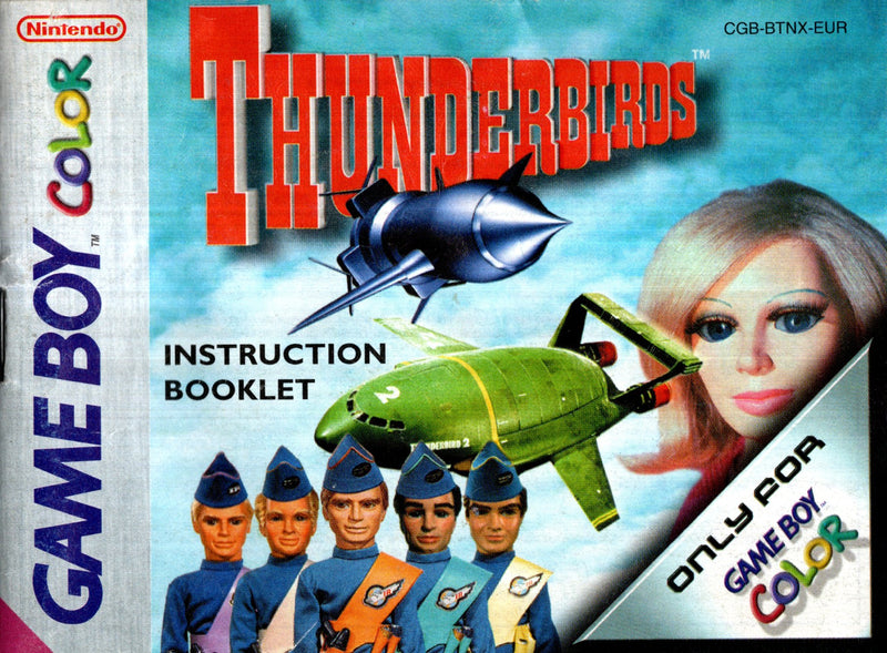 Manual - Thunderbirds - Game Boy Color - Super Retro